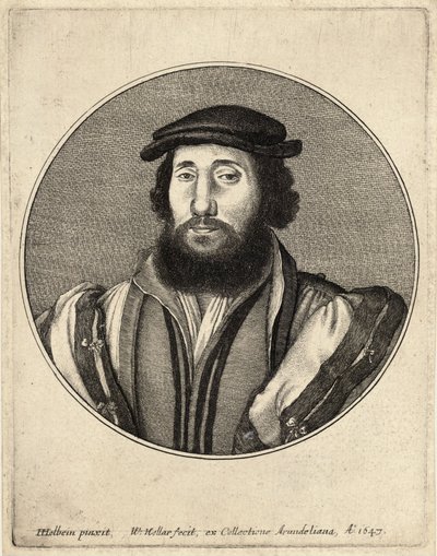 Bearded Man by Wenceslaus Hollar